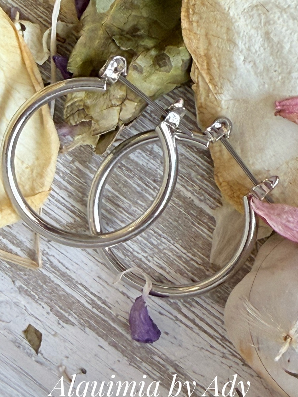Alquimia Silver-Tone Hoop Earrings